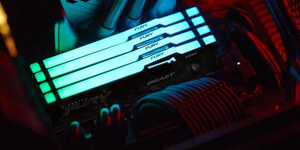 Kingston FURY Beast RGB 16GB (2x 8GB) DDR5 5200MHz UDIMM Memory - Desktop Overview 2