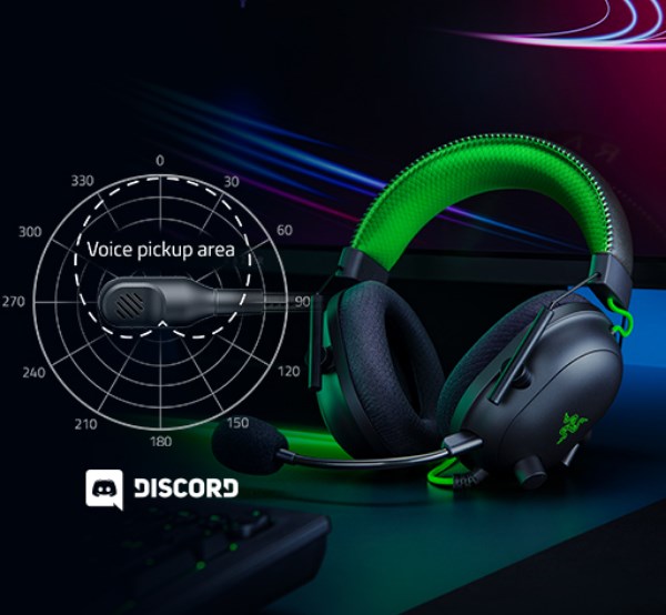 Razer BlackShark V2 Wired Gaming Headset + USB Sound Card - Special Edition - Desktop Overview 3