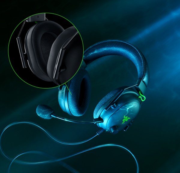 Razer BlackShark V2 Wired Gaming Headset + USB Sound Card - Special Edition - Desktop Overview 6