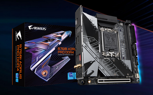 Gigabyte B760I AORUS PRO DDR4 LGA 1700 Mini-ITX Motherboard - Desktop Overview 7