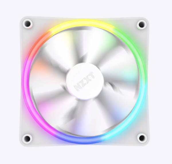 NZXT F140 140mm RGB Duo Dual-Sided RGB Case Fan - Single (Black) - Desktop Overview 2