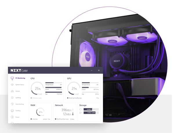 NZXT Kraken 280mm RGB AIO Liquid CPU Cooler - Black - Overview