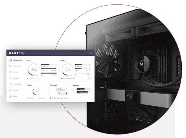 NZXT Kraken 240mm AIO Liquid CPU Cooler - Black - Overview