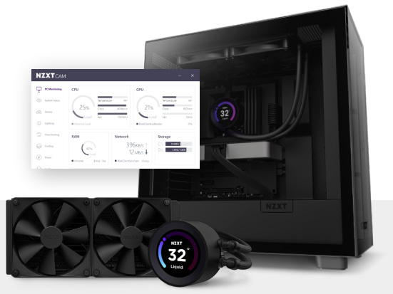 NZXT Kraken Elite 280mm AIO Liquid CPU Cooler - Black - Overview