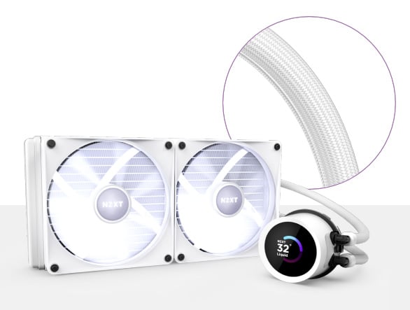 NZXT Kraken 360mm RGB AIO Liquid CPU Cooler - Black - Overview