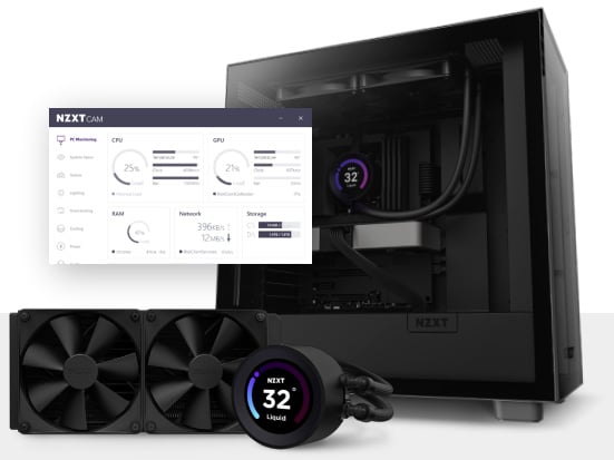 NZXT Kraken Elite 240mm AIO Liquid CPU Cooler - Black - Overview