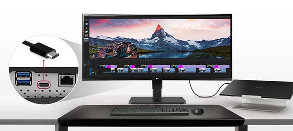 LG 34BQ77QC-B 34" WQHD UltraWide HDR IPS LED Monitor