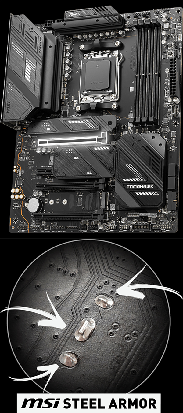 MSI MAG X670E TOMAHAWK WIFI DDR5 AM5 ATX Motherboard