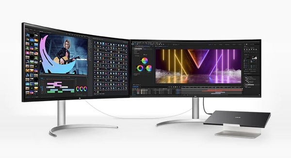 LG UltraWide 40WP95C-W 39.7-inch 5K2K HDR10 FreeSync Nano IPS Curved Monitor - Desktop Overview 12