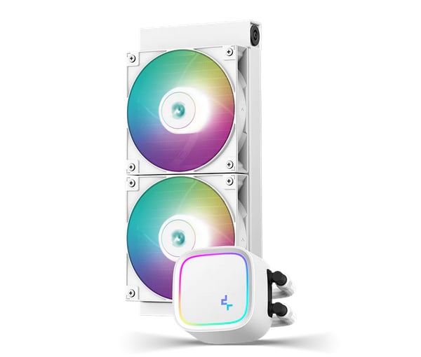 Deepcool LE520 WH 240mm ARGB AIO Liquid CPU Cooler - White