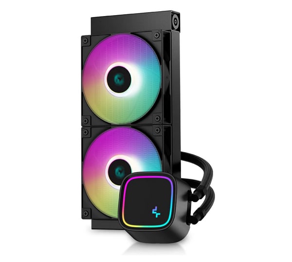 Deepcool LE520 240 RGB AIO Liquid CPU Cooler - Black - Desktop Overview 3