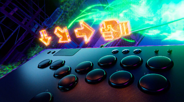 Razer Kitsune All-Button Optical Arcade Controller for PS5 and PC - SF6 Cammy