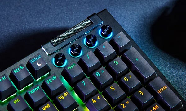 Razer Blackwidow V4 Mechanical Gaming Keyboard - Linear Yellow Switches