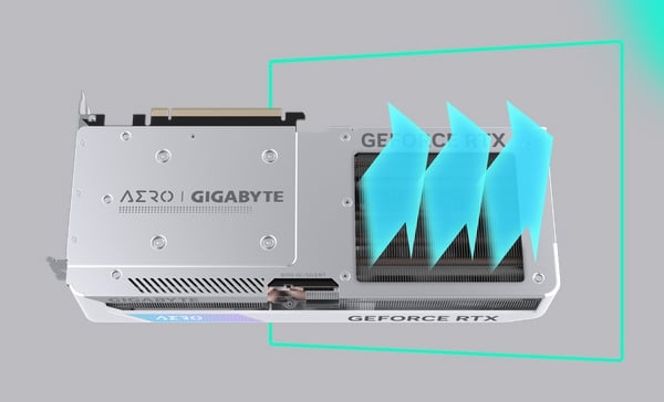 Gigabyte GeForce RTX 4070 SUPER AERO OC 12GB Video Card