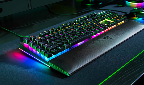 Razer Blackwidow V4 Mechanical Gaming Keyboard - Linear Yellow Switches