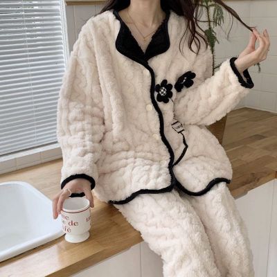 Coral Fleece Super Comfy Homewear Set Camelia