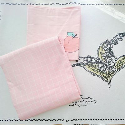 40s Pure Cotton Fitted Sheet Set in 3 Peach