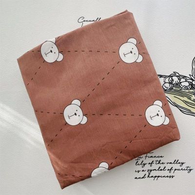 40s Pure Cotton Fitted Sheet Cute Bear