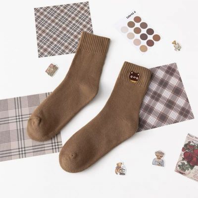 Winter Warm Cotton Socks Little Bear