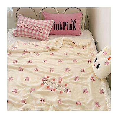 【Free Gift】Milk Velvet Lamb Velvet Blanket – Little Cherry