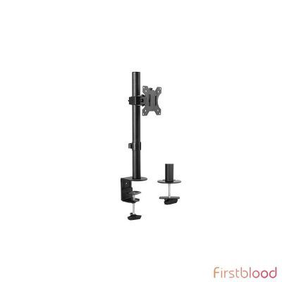 Brateck Single Screen Economical Articulating Steel Monitor Arm For most 13inch -32inch  LCD monitors, Up to 8kg/Screen