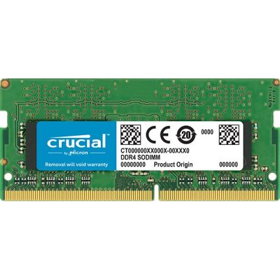 Crucial 8GB (1x8GB) DDR4 SODIMM 2666MHz CL19 Single Stick Notebook Laptop Memory RAM