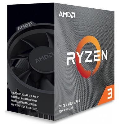 AMD Ryzen 3 3300X, 4-Core/8 Threads UNLOCKED, Max Freq 4.3GHz, 18MB Cache Socket AM4 65W - OEM