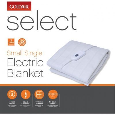 Goldair Flat Electric Blanket - Small Single