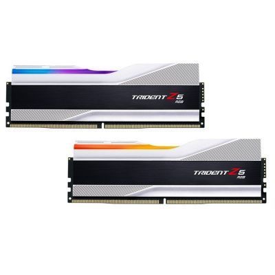 G.Skill Trident Z5 RGB 32GB (2x16GB) DDR5 6400MHz CL32 Desktop RAM - Silver