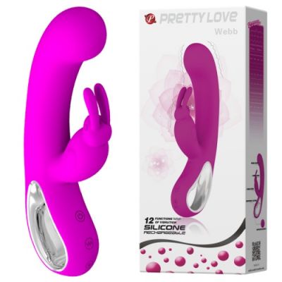 PRETTY LOVE 派拉蒂 韦伯 12频双头震动棒 硅胶av按摩棒女用自慰器