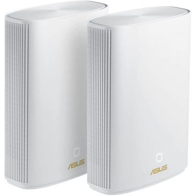 ASUS ZenWiFi AX Mini XD4 Dual Band Mesh WiFi 6 Gigabit System - 2 Pack (Black)