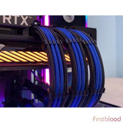 First Blood BLUE/BLACK COLOURED EXTENSION CABLE KIT